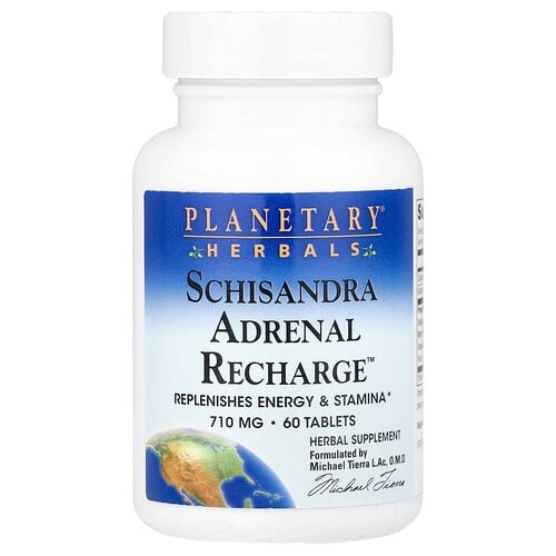 Planetary Herbals Schisandra Adrenal Recharge 60 Tablets product image
