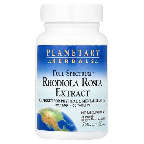 Planetary Herbals Full Spectrum Rhodiola Rosea Extract 60 Tablets 327 Mg Per Tablet product image