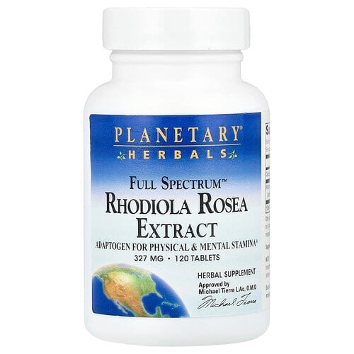Planetary Herbals Full Spectrum Rhodiola Rosea Extract 120 Tablets 327 Mg Per Tablet product image