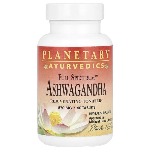Planetary Herbals Ayurvedics Full Spectrum Ashwagandha 570 Mg 60 Tablets product image