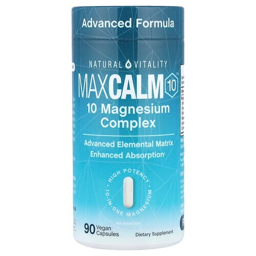 Natural Vitality Maxcalm10 90 Vegan Capsules product image