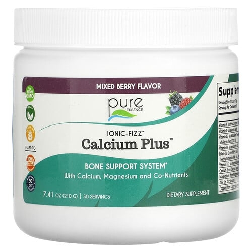 Pure Essence Lonic Fizz Calcium Plus Mixed Berry 7 41 Oz 210 G product image