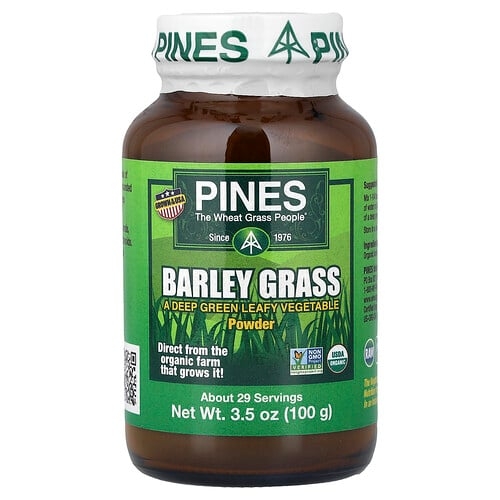 Pines International Barley Grass Powder 3 5 Oz 100 G product image
