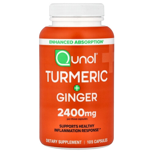 Qunol Turmeric Ginger 105 Capsules product image