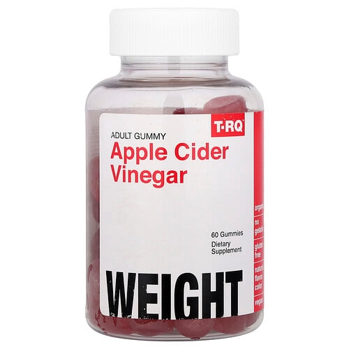 T Rq Adult Gummy Apple Cider Vinegar 60 Gummies 500 Mg Per Gummy product image