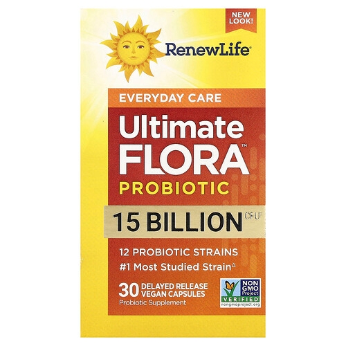 Renew Life Ultimate Flora Probiotic 30 Delayed Release Vegan Capsules product image