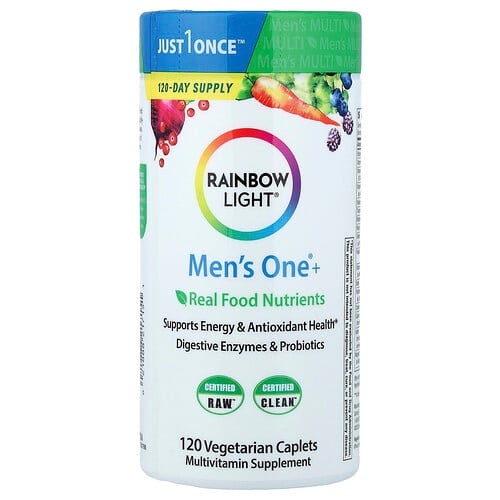 Rainbow Light Men S One Real Food Nutrients 120 Vegetarian Caplets product image
