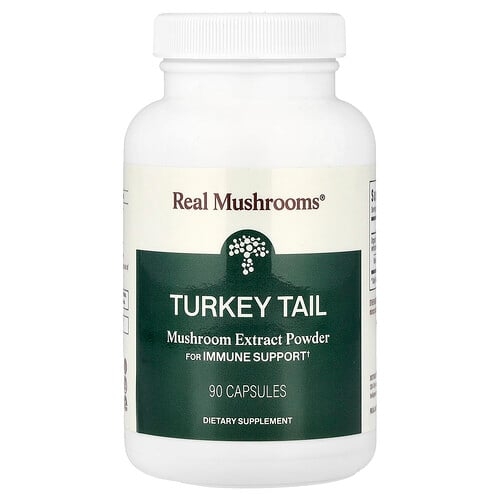 Real Mushrooms Turkey Tail Mushroom Extract Powder 90 Capsules product image