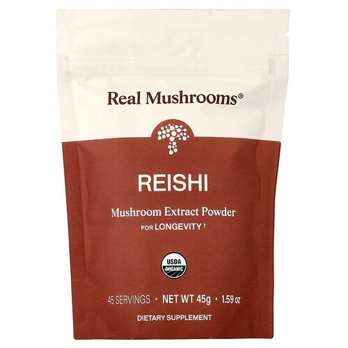 Real Mushrooms Reishi Mushroom Extract Powder 1 59 Oz 45 G product image