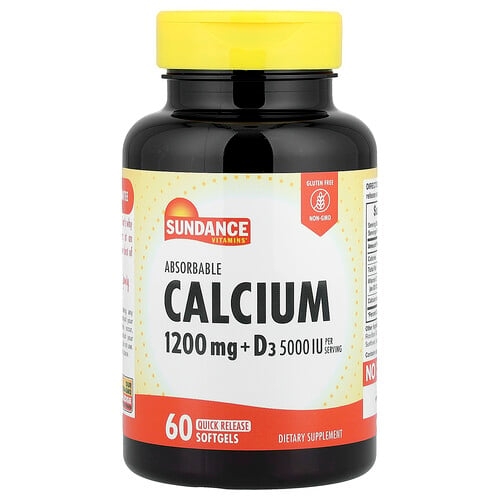 Sundance Vitamins Absorbable Calcium D3 60 Quick Release Softgels product image