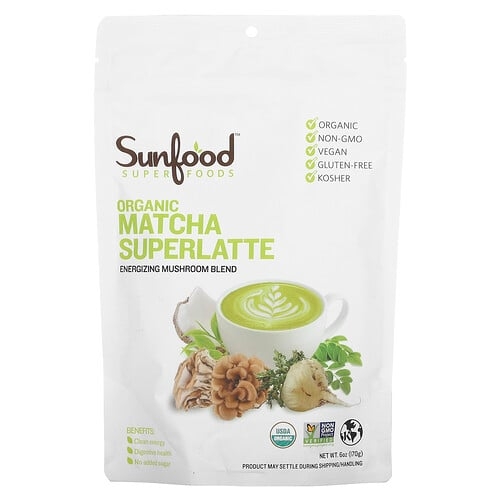 Sunfood Organc Matcha Superlatte 6 Oz 170 G product image