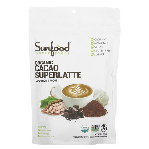Sunfood Organic Cacao Superlatte 6 Oz 170 G product image