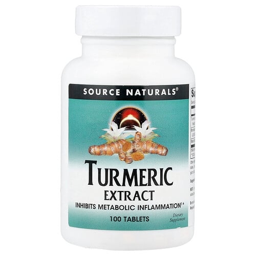 Source Naturals Turmeric Extract 100 Tablets product image