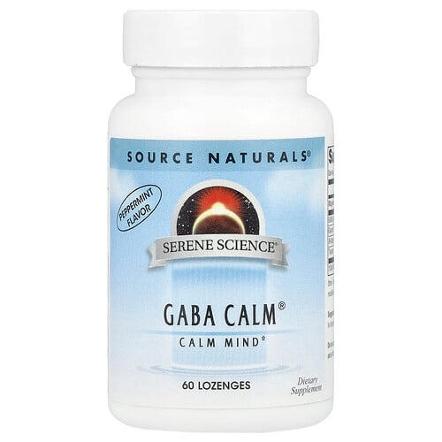 Source Naturals Serene Science Gaba Calm Peppermint 60 Lozenges product image