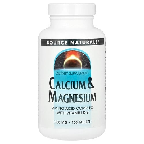 Source Naturals Calcium Magnesium 100 Tablets product image