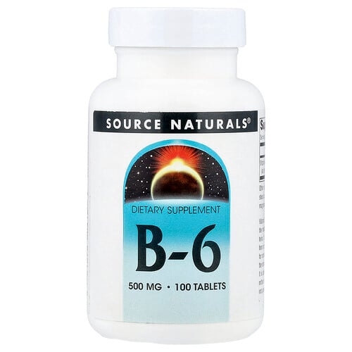 Source Naturals B 6 500 Mg 100 Tablets product image