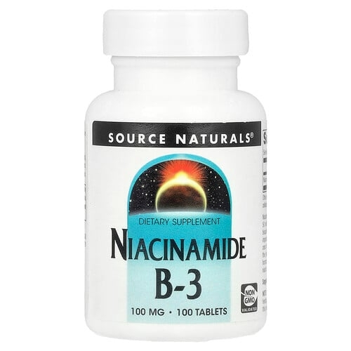 Source Naturals Niacinamide B 3 100 Mg 100 Tablets product image