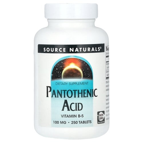 Source Naturals Pantothenic Acid 250 Tablets product image