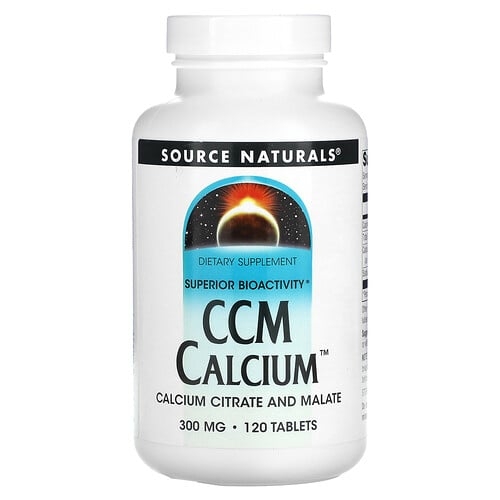 Source Naturals Ccm Calcium 300 Mg 120 Tablets product image