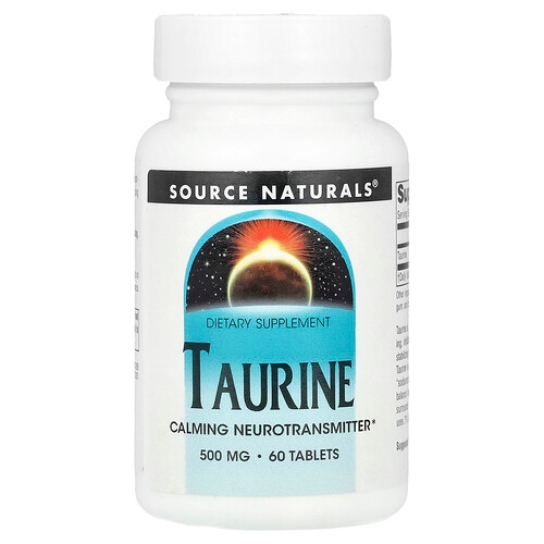 Source Naturals Taurine 500 Mg 60 Tablets product image