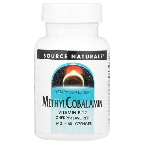 Source Naturals Methylcobalamin Cherry 1 Mg 60 Lozenges product image