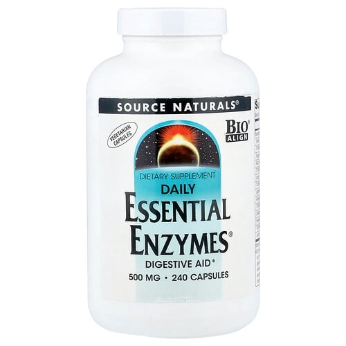 Source Naturals Daily Essential Enzymes 240 Vegetarian Capsules product image