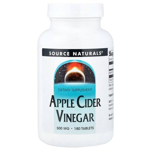 Source Naturals Apple Cider Vinegar 500 Mg 180 Tablets product image