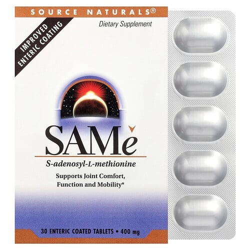 Source Naturals Same 400 Mg 30 Enteric Coated Tablets product image