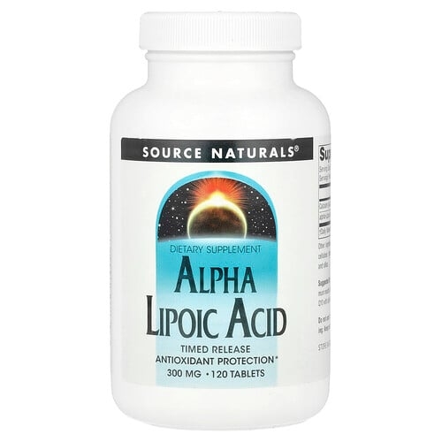 Source Naturals Alpha Lipoic Acid Timed Release 120 Tablets product image