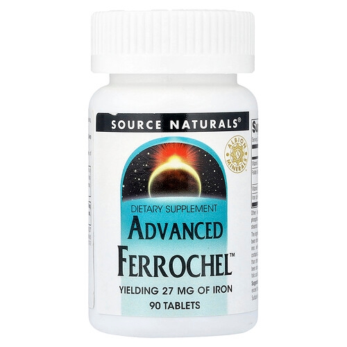 Source Naturals Advanced Ferrochel 90 Tablets product image