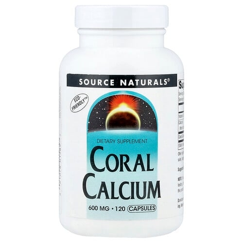Source Naturals Coral Calcium 120 Capsules 600 Mg Per Capsule product image