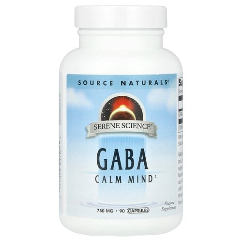 Source Naturals Serene Science Gaba 750 Mg 90 Capsules product image