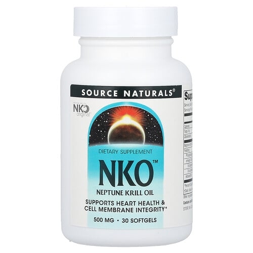 Source Naturals Nko Neptune Krill Oil 500 Mg 30 Softgels product image