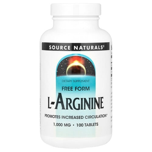 Source Naturals L Arginine Free Form 1 000 Mg 100 Tablets product image