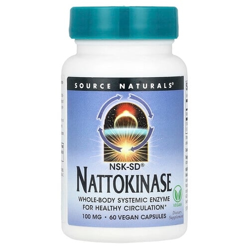 Source Naturals Nattokinase 100 Mg 60 Vegan Capsules product image