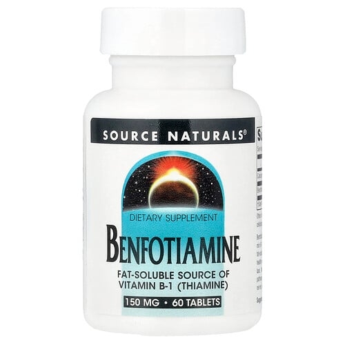 Source Naturals Benfotiamine 60 Tablets product image