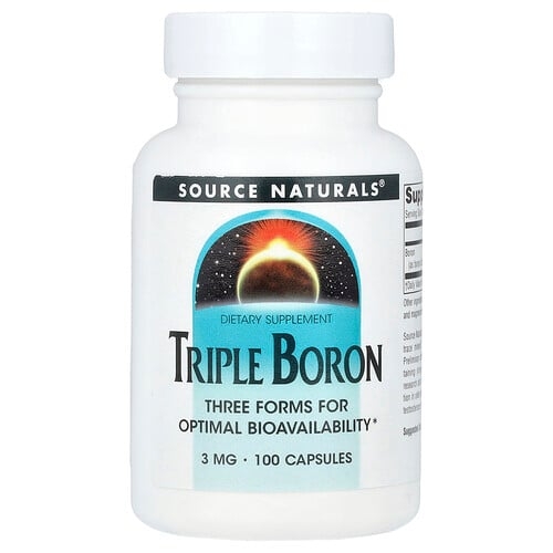 Source Naturals Triple Boron 3 Mg 100 Capsules product image