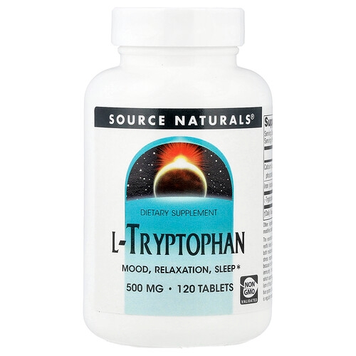Source Naturals L Tryptophan 120 Tablets product image