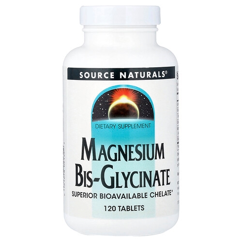 Source Naturals Magnesium Bis Glycinate 120 Tablets product image