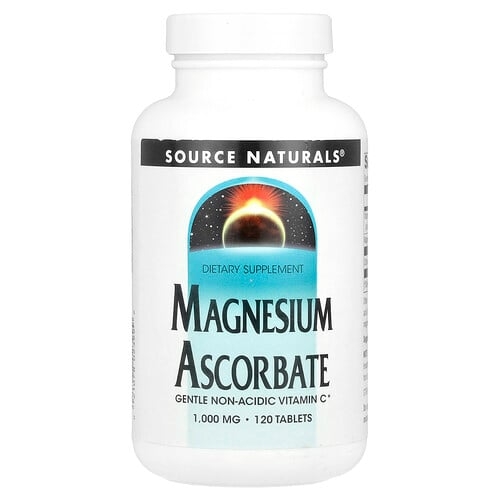 Source Naturals Magnesium Ascorbate 1 000 Mg 120 Tablets product image