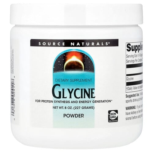 Source Naturals Glycine Powder 8 Oz 227 G product image