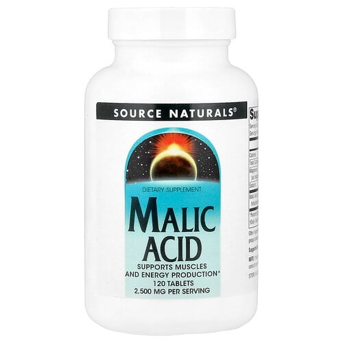 Source Naturals Malic Acid 120 Tablets product image