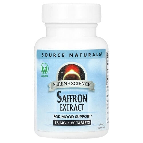 Source Naturals Serene Science Saffron Extract 15 Mg 60 Tablets product image