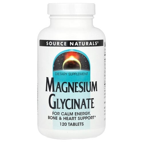 Source Naturals Magnesium Glycinate 120 Tablets product image