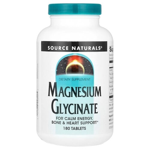 Source Naturals Magnesium Glycinate 180 Tablets product image