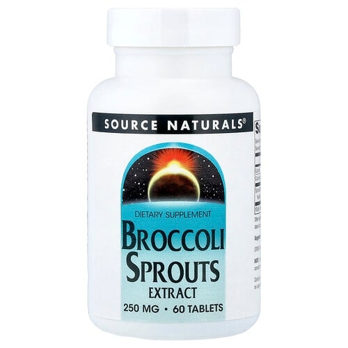 Source Naturals Broccoli Sprouts Extract 250 Mg 60 Tablets product image