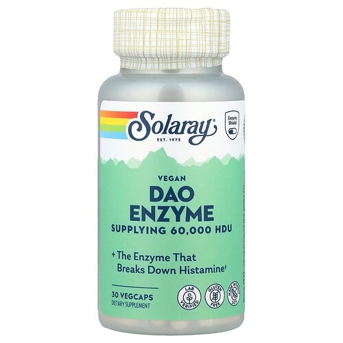 Solaray Vegan Dao Enzyme 4 2 Mg 30 Vegcaps product image