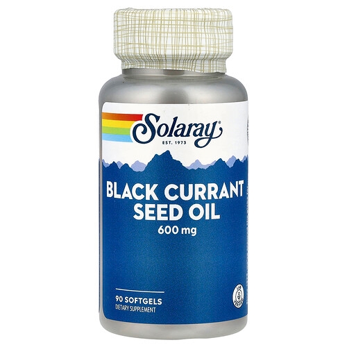 Solaray Black Currant Seed Oil 600 Mg 90 Softgels product image