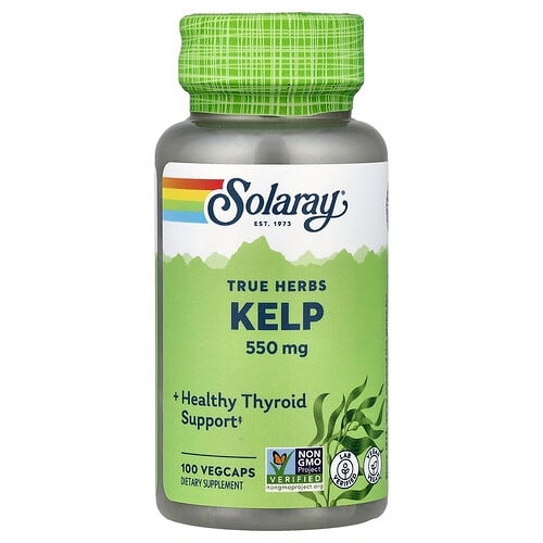 Solaray True Herbs Kelp 100 Vegcaps product image