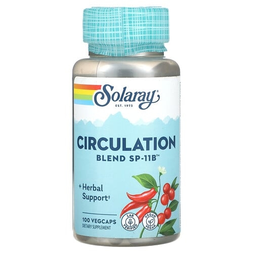 Solaray Circulation Blend Sp 11b 100 Vegcaps product image
